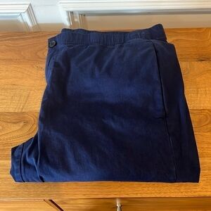 Bonobos The Off Duty Pant- Deep Blue - XL Waist - Short Inseam